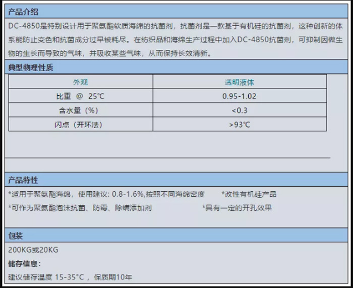 泰州市启光集团强力推荐 | 有机硅抗菌剂DC-4850