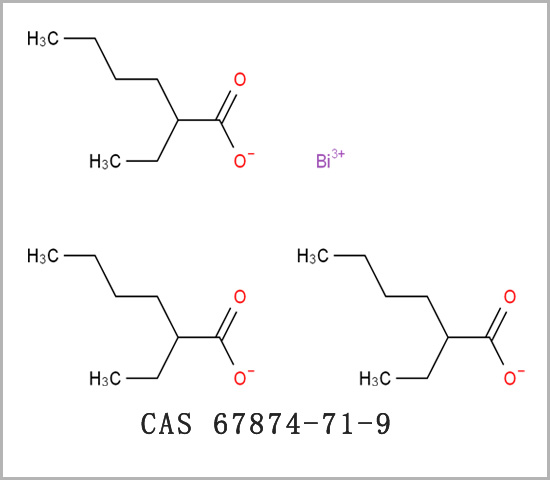 柳州市2-乙基己酸铋 异辛酸铋 CAS67874-71-9 提高起热稳定性 有机锡催化剂